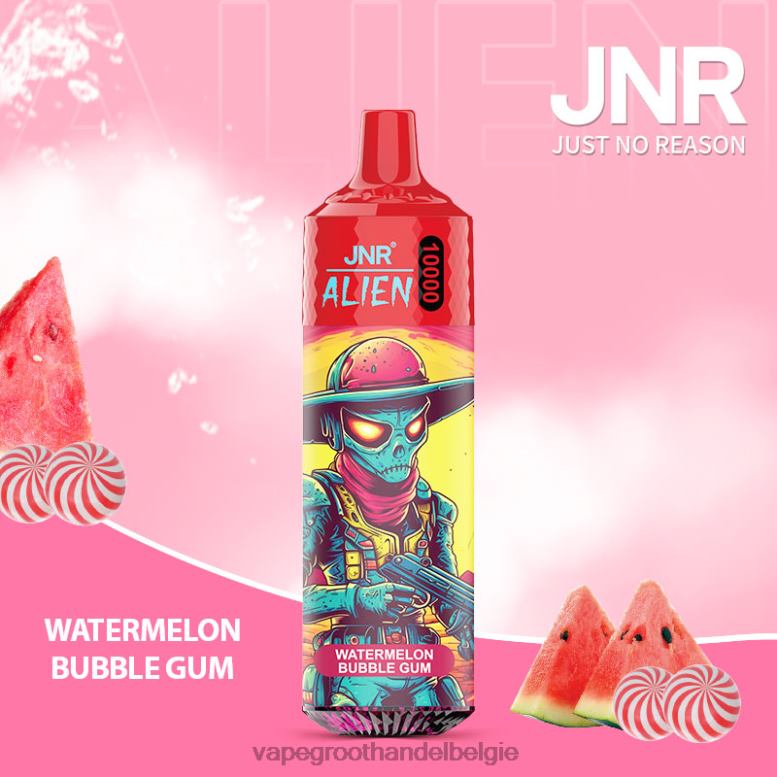 watermeloen kauwgom - elektronische sigaret zonder nicotine 0284V669 JNR ALIEN