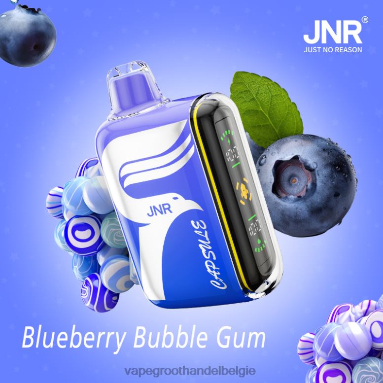 bosbessen-kauwgom - crystal vape groothandel Belgie 0284V600 JNR CAPSULE