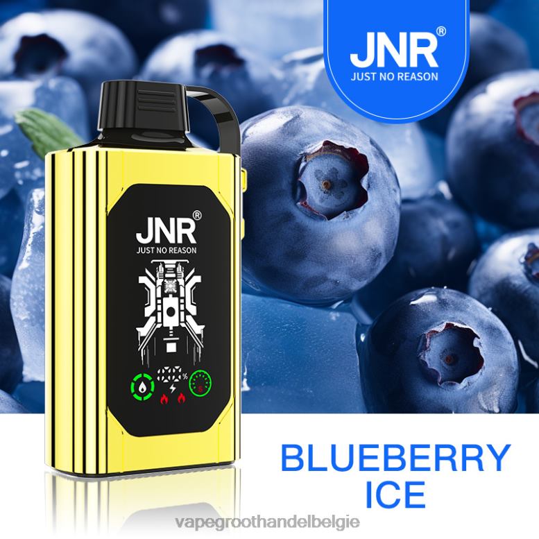 bosbessen ijs - elektronische sigaret wegwerp 0284V617 JNR SHISHA BOX