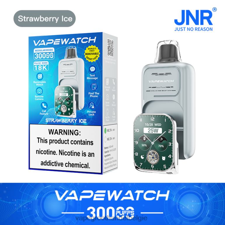 JNR damp horloge - groothandel vape wegwerp aardbeien ijs 6888X10