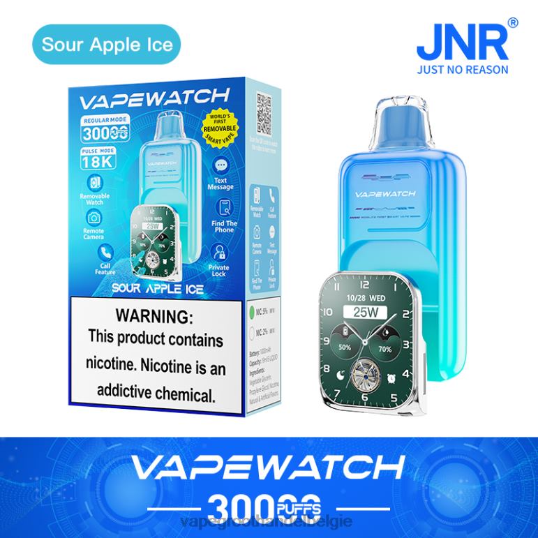 JNR damp horloge - vape groothandel Belgi毛 zuur appelijs 6888X5