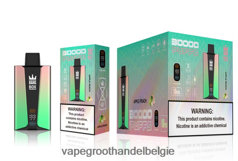 Bang Box 30.000 trekjes slim scherm appel perzik Vape Groothandel Elf Bar - 42ZRB683