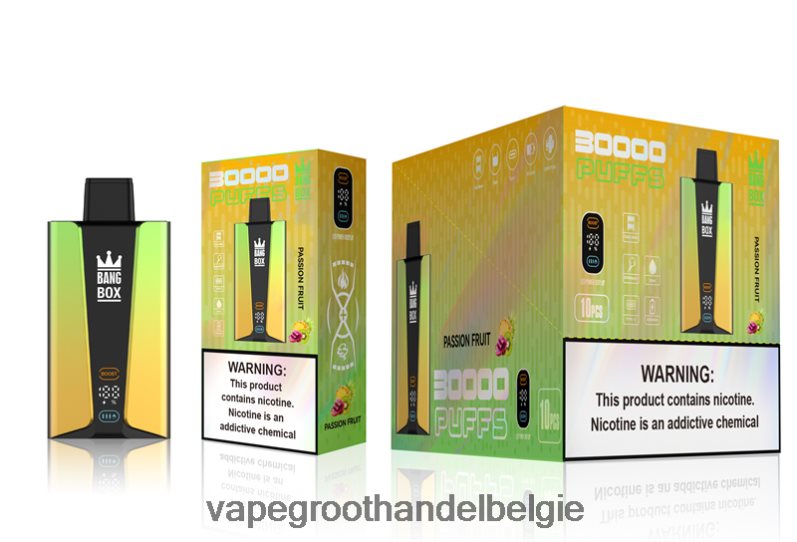 Bang Box 30.000 trekjes slim scherm passievrucht Groothandel Vape Wegwerp - 42ZRB684