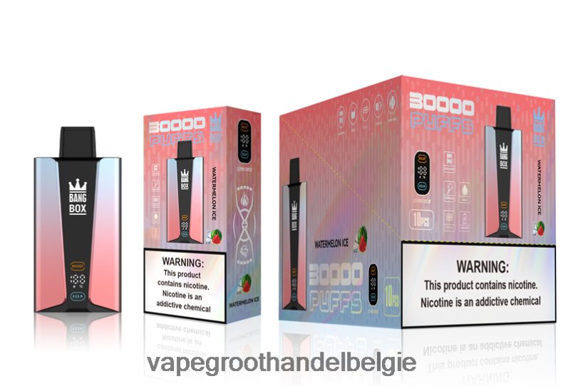 Bang Box 30.000 trekjes slim scherm watermeloen ijs Elektronische Sigaret Wegwerp - 42ZRB686