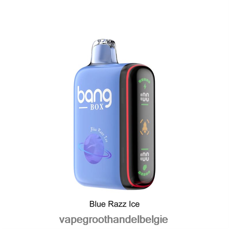 Bang Box Intelligente vermogensweergave van 9000-18000 rookwolken blauw razz-ijs Groothandel Vape Wegwerp - 42ZRB626
