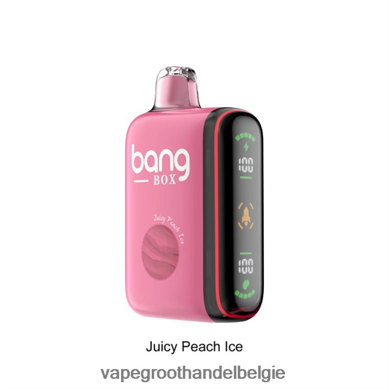 Bang Box Intelligente vermogensweergave van 9000-18000 rookwolken sappig perzikijs Elektronische Sigaret Winkel - 42ZRB629