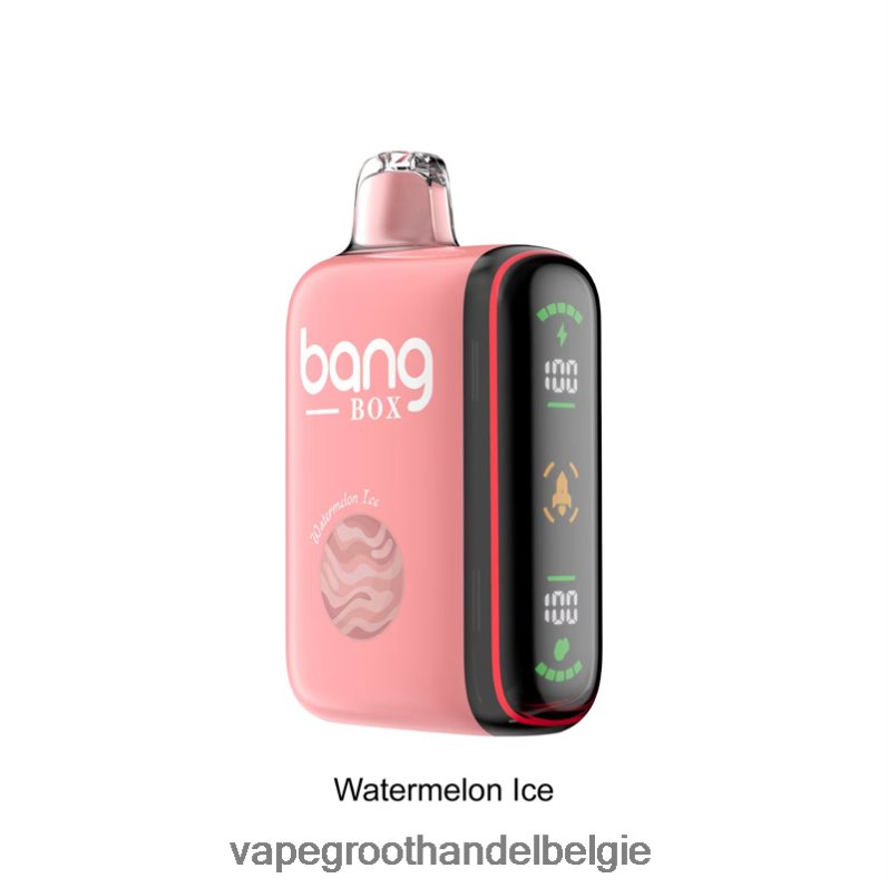 Bang Box Intelligente vermogensweergave van 9000-18000 rookwolken watermeloen ijs Vape Groothandel België - 42ZRB634