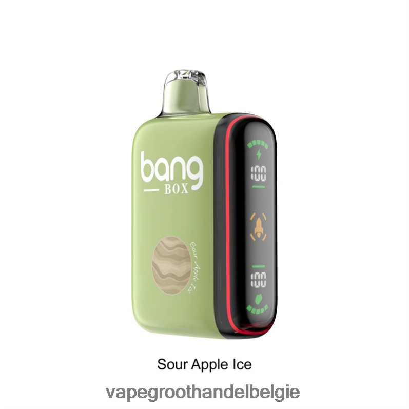 Bang Box Intelligente vermogensweergave van 9000-18000 rookwolken zuur appelijs Elektronische Sigaret Wegwerp - 42ZRB628