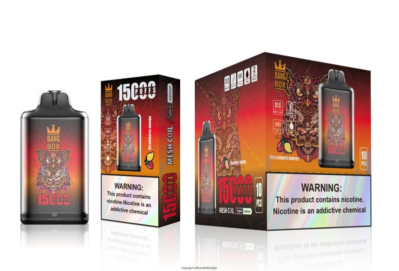 Bang Box s1-15000 trekjes aardbei-mango Vape Groothandel Inkoop - 42ZRB6101