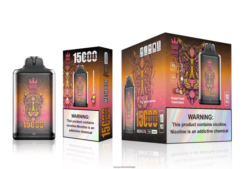 Bang Box s1-15000 trekjes mango perzik watermeloen Elektronische Sigaret Winkel - 42ZRB6107