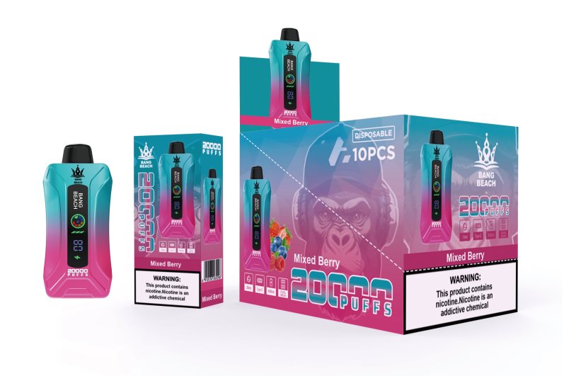 Bang Beach 20.000 trekjes slimme schermvape gemengde bes Vape Groothandel Elf Bar - 42ZRB65