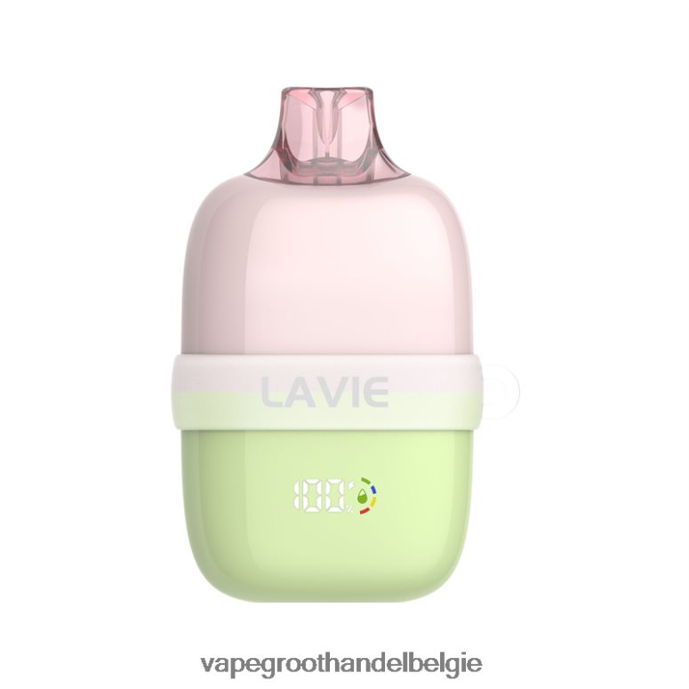 Crystal Vape Groothandel Belgie - LAVIE INSIDER 12000 trekjes groen druivenijs F20N4287