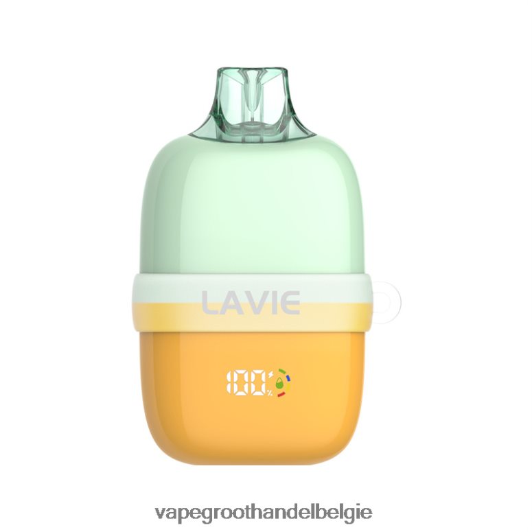 Elektronische Sigaret Zonder Nicotine - LAVIE INSIDER 12000 trekjes oranje ijs F20N4290