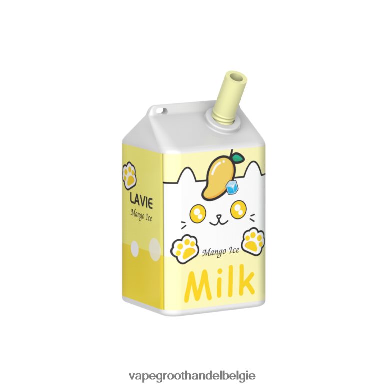 Elektronische Sigaret Wegwerp - LAVIE MILK 7000 trekjes mango-ijs F20N42178