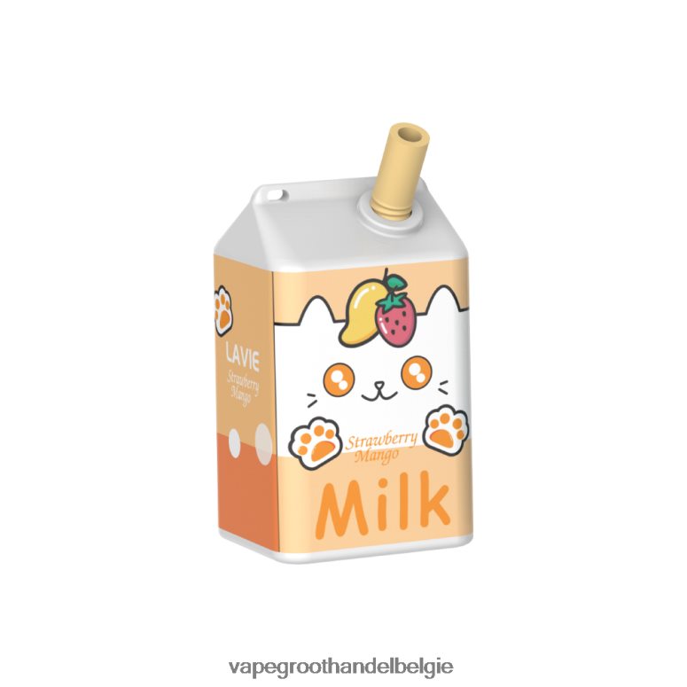 Vape Groothandel - LAVIE MILK 7000 trekjes aardbei-mango F20N42182