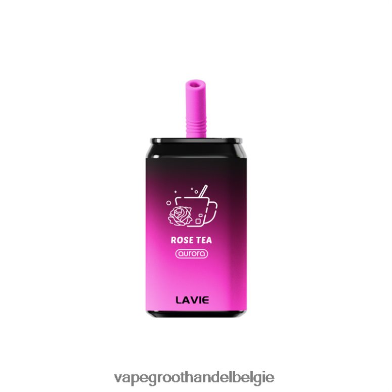 Elektronische Sigaret Wegwerp - LAVIE Aurora 11000 trekjes rozen thee F20N42148