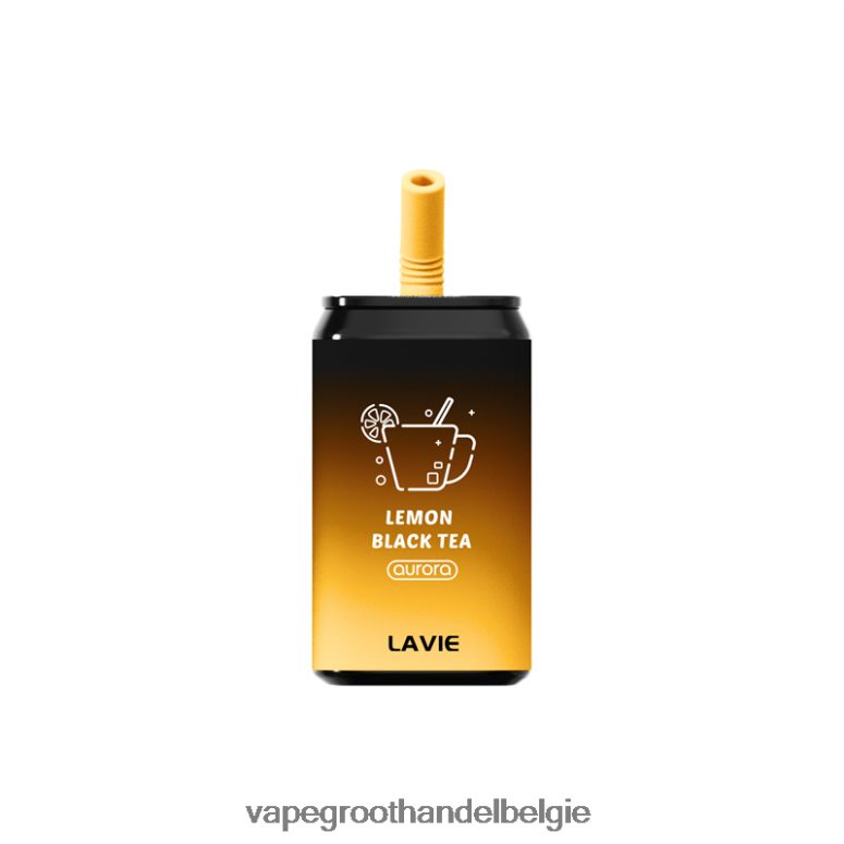 Elektronische Sigaret Zonder Nicotine - LAVIE Aurora 11000 trekjes citroen zwarte thee F20N42150