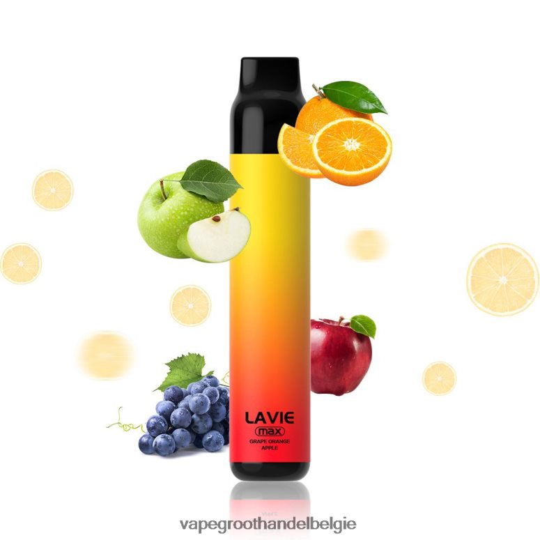 Elektronische Sigaret Zonder Nicotine - LAVIE BAR 5000 trekjes - max druif sinaasappel F20N42280