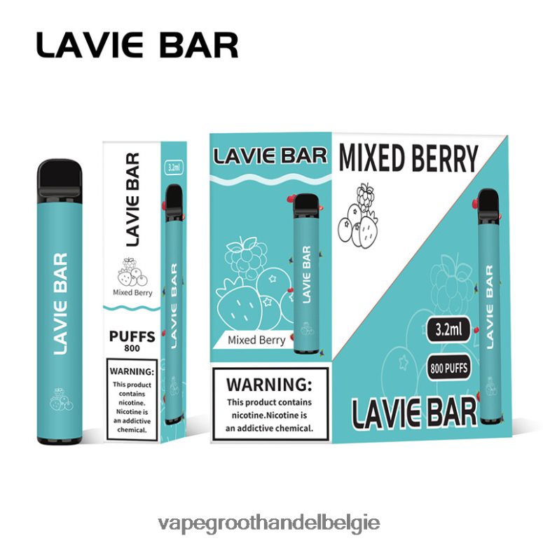 Groothandel Vape Wegwerp - LAVIE BAR 800 trekjes gemengde bessen F20N42316