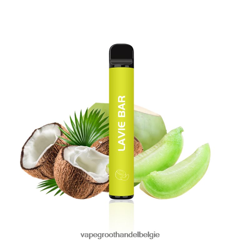 Vape Groothandel België - LAVIE BAR 2% versie 800 trekjes meloen kokos F20N42324