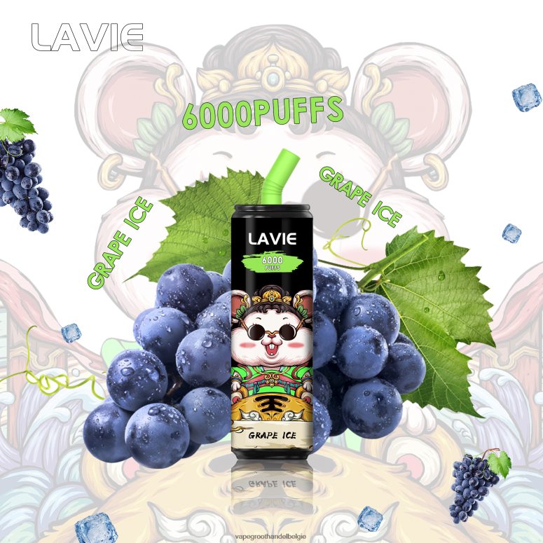 Elektronische Sigaret Winkel - LAVIE Coke BAR 6000 trekjes druiven ijs F20N42269