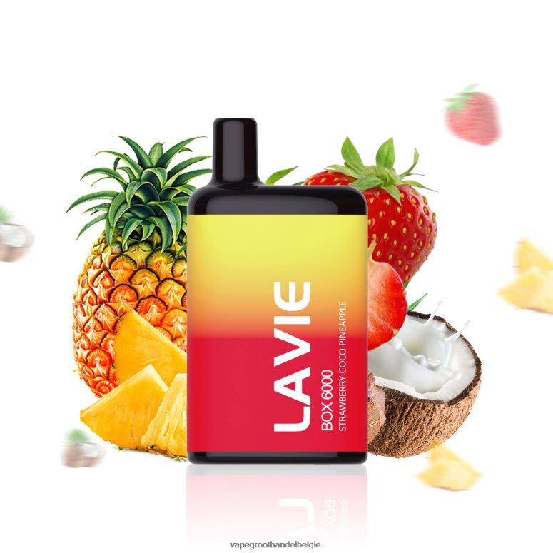 Vape Groothandel Elf Bar - LAVIE BOX 6000 trekjes Aardbei Kokos Ananas F20N42205