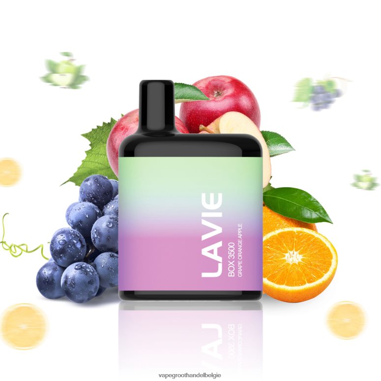 Vape Groothandel - LAVIE BOX 3500 trekjes druif oranje appel F20N42212
