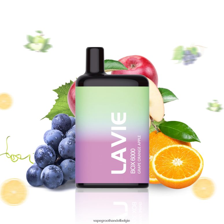 Vape Groothandel - LAVIE BOX 6000 trekjes druif oranje appel F20N42202