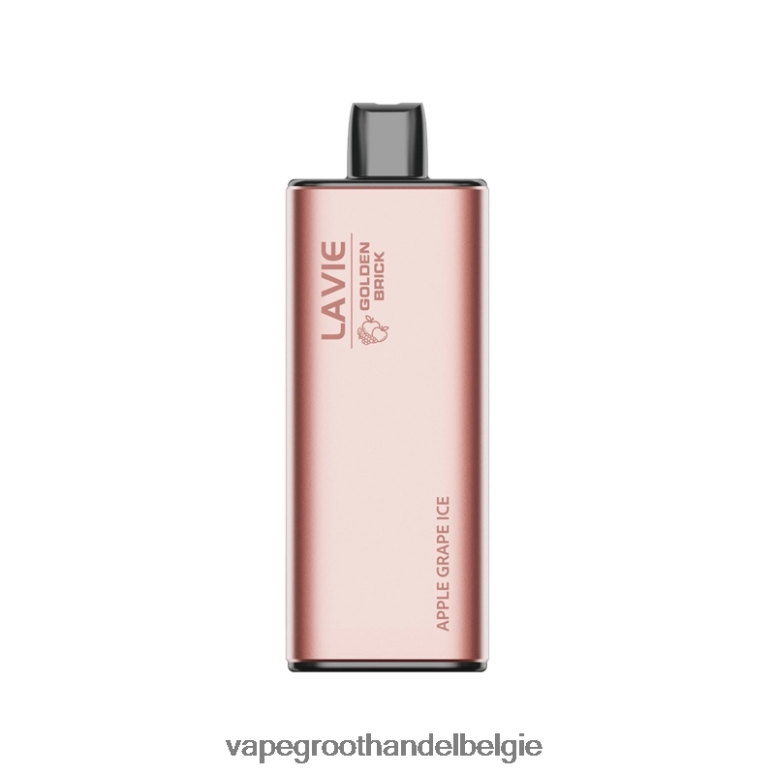 Vape Groothandel - LAVIE GOLDEN BRICK 10000 trekjes appel-druivenijs F20N4252