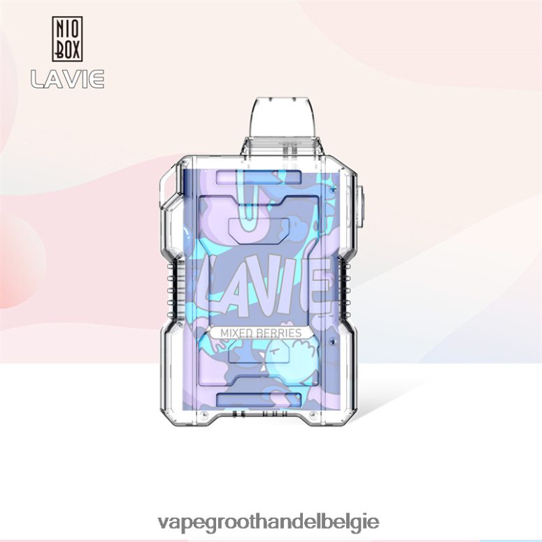 Crystal Vape Groothandel Belgie - LAVIE NIO BOX 9000 trekjes gemengde bessen F20N42197