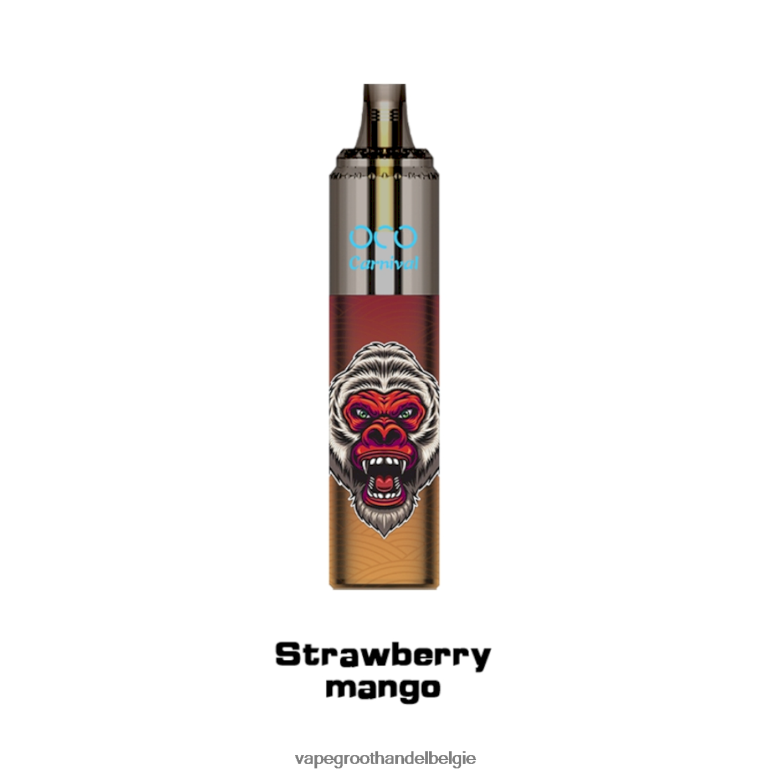 Crystal Vape Groothandel Belgie - LAVIE OCO Carnaval 10.000 trekjes aardbei-mango F20N42357
