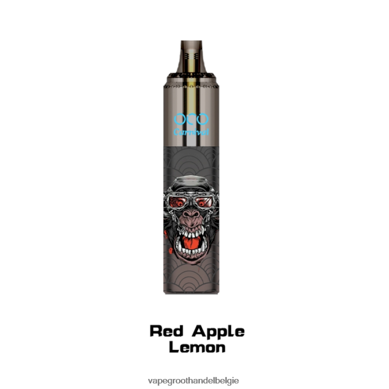 Groothandel Vape Wegwerp - LAVIE OCO Carnaval 10.000 trekjes rode appel citroen F20N42356