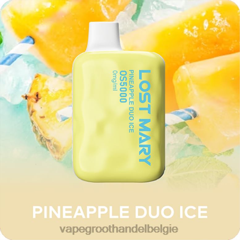 ananas duo ijs - elektronische sigaret winkel 0284V508 LOST MARY OS5000 0mg/ml