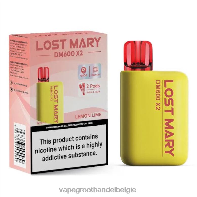 Citroen limoen - vape groothandel inkoop 0284V474 LOST MARY DM600 X2