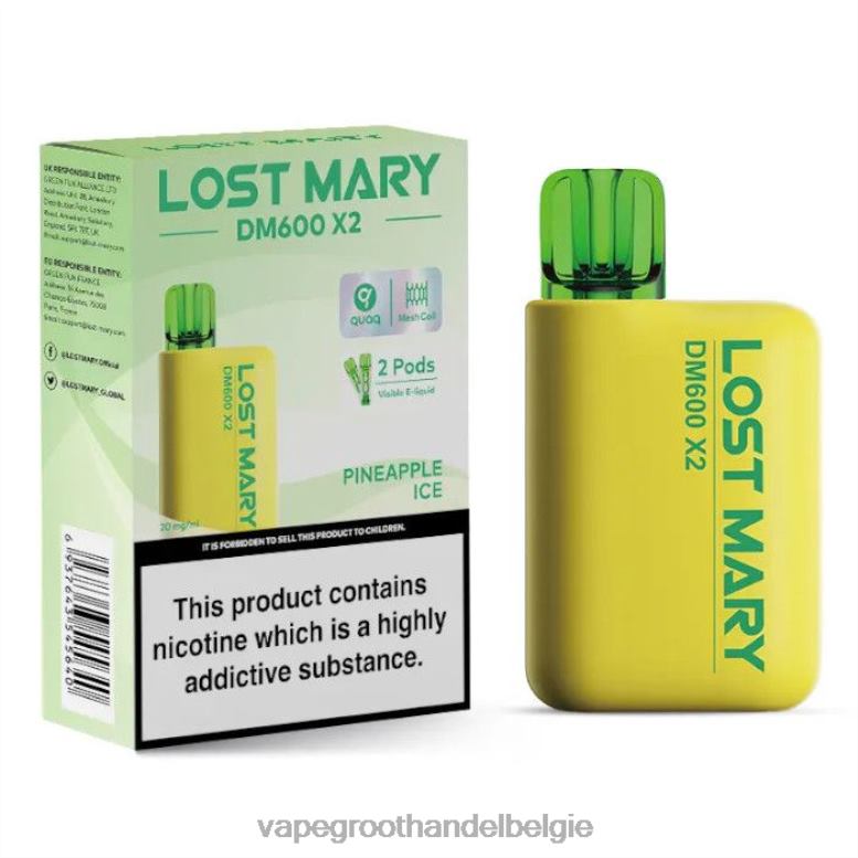 ananas ijs - elektronische sigaret wegwerp 0284V477 LOST MARY DM600 X2