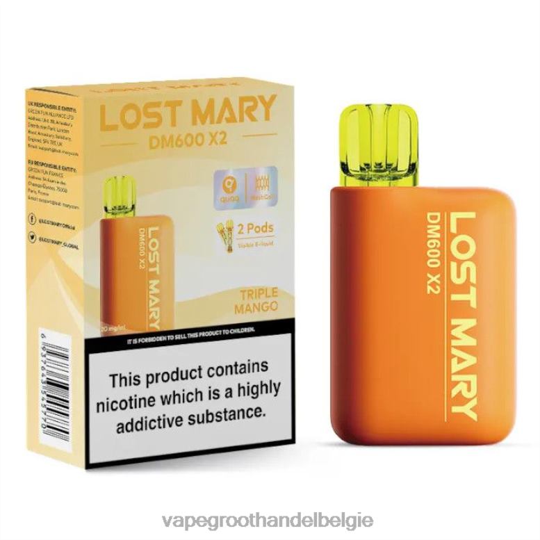 drievoudige mango - groothandel vape wegwerp 0284V481 LOST MARY DM600 X2