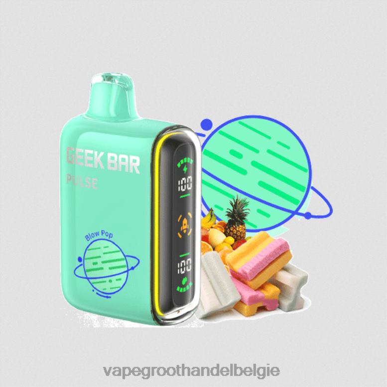 klap pop - elektronische sigaret zonder nicotine 0284V79 GEEK BAR Pulse planet editie 7500 trekjes/15000 trekjes