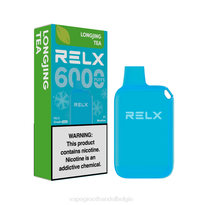 RELX Crush Pocket 6000 ijskoud longjing thee PLHV9 Elektronische Sigaret Winkel