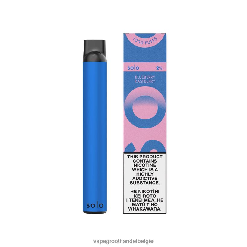 Dampen Belgie - Solo wegwerp vape-paradijscollectie bosbes framboos 866ZBD19