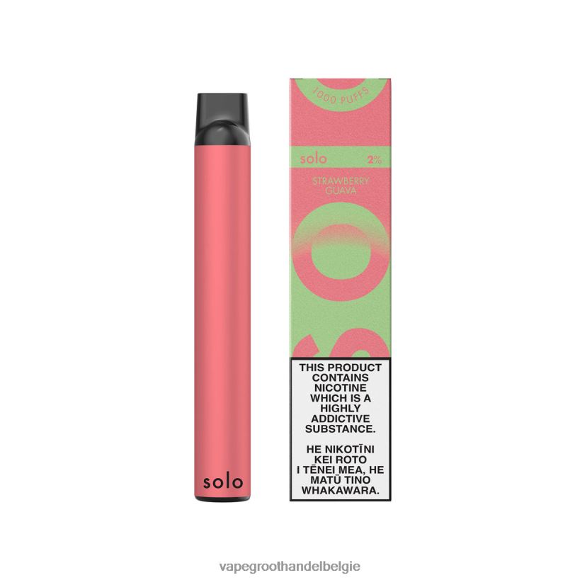 Vape Groothandel Inkoop - Solo wegwerp vape-paradijscollectie aardbei guave 866ZBD21