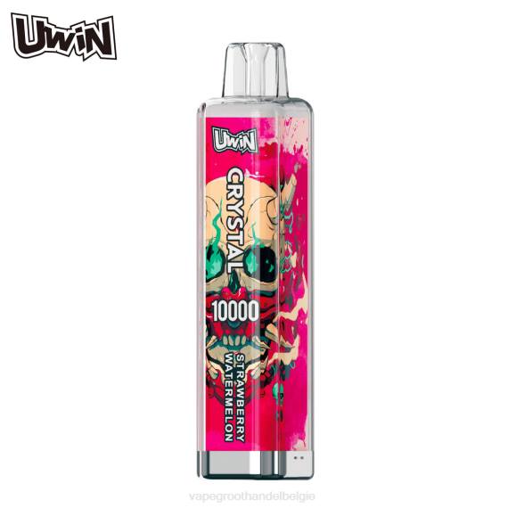 Vape Groothandel Inkoop - UWIN CRYSTAL 10000 wegwerpvape aardbei watermeloen 8R683