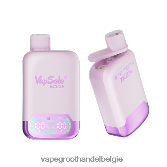 Vape Groothandel - Vapsolo TWINS wegwerp damp druivenijs en aardbei-kiwi 4R2F48122