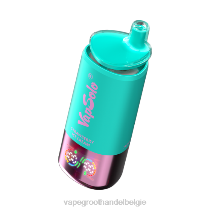 Elektronische Sigaret Zonder Nicotine - VapSolo Triple 30.000 trekjes watermeloenijs & aardbeienijs & triple meloen DX2810